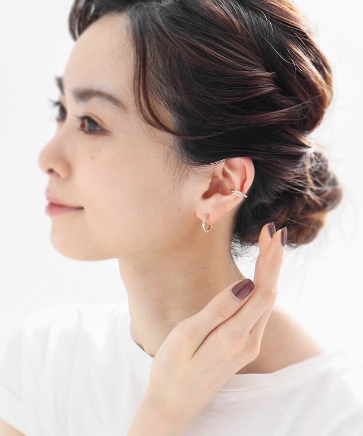 K10縄目中折れ フープピアス(504399686) | ココシュニック