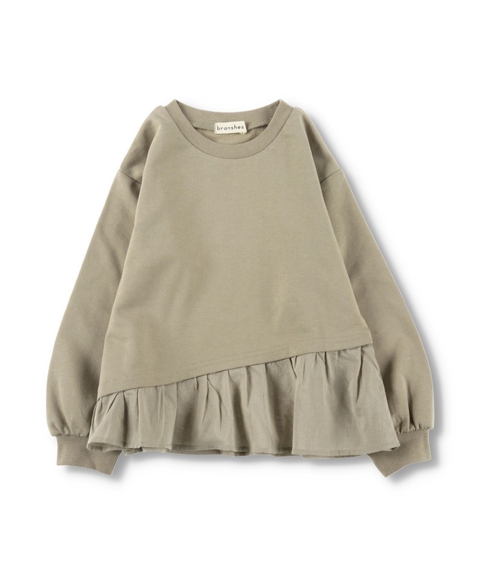 WEB限定】裾フリルトレーナー(504400420) | branshes(branshes
