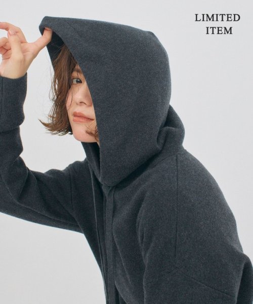 【WEB＆一部店舗限定】コットンブレンドメリノウール パーカー