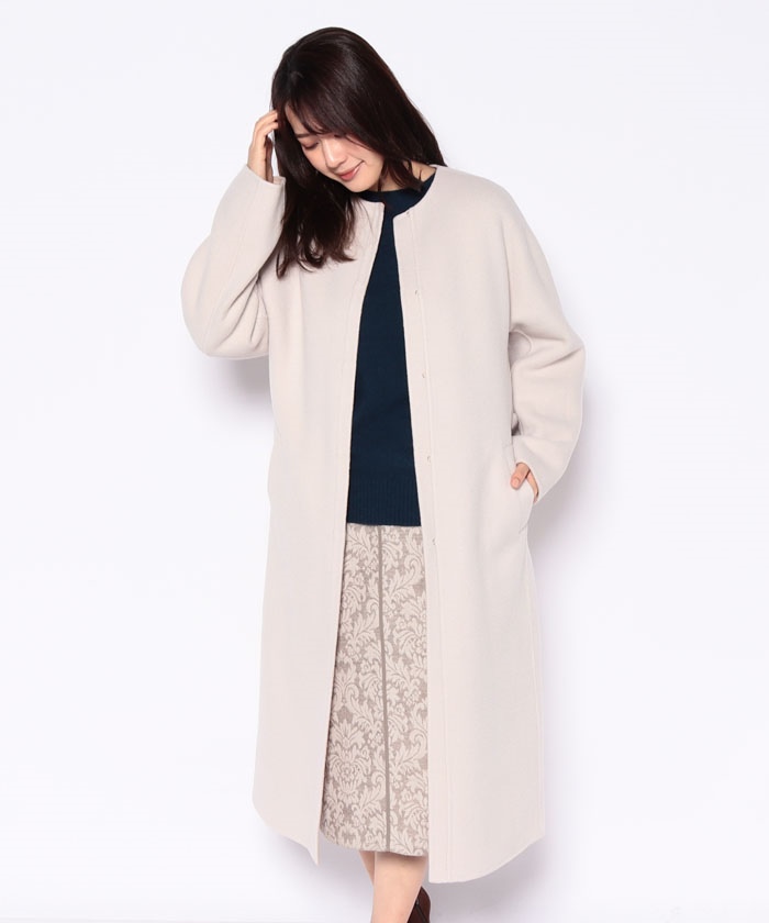 人気定番の 新品✨ジャスグリッティー✨ダブルフェイスノーカラーコート✨とっても可愛いコート - スプリングコート - labelians.fr 人気定番の 新品✨ジャスグリッティー✨ダブルフェイスノーカラーコート✨とっても可愛いコート - スプリングコート - labelians.fr
