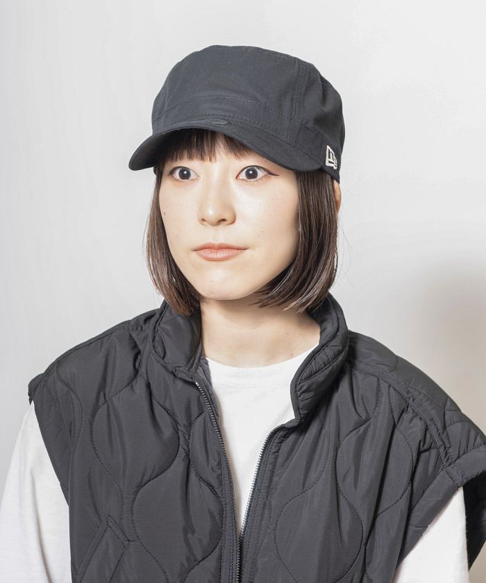 ベレー帽　US製　レザー　ブラック　1 9TWENTY Classic Logo Heather ヘザーブラック | ニューエラ