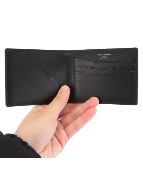 ペッレモルビダ 財布 二つ折り財布 ミニ財布 ミニウォレット メンズ ブランド コンパクト 本革 薄い バルカ PELLE MORBIDA BA329 - 10