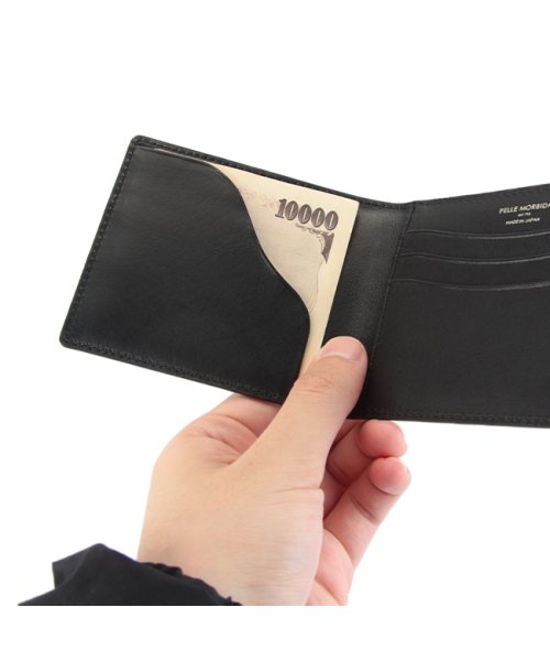 ペッレモルビダ 財布 二つ折り財布 ミニ財布 ミニウォレット メンズ ブランド コンパクト 本革 薄い バルカ PELLE MORBIDA BA329 - 12