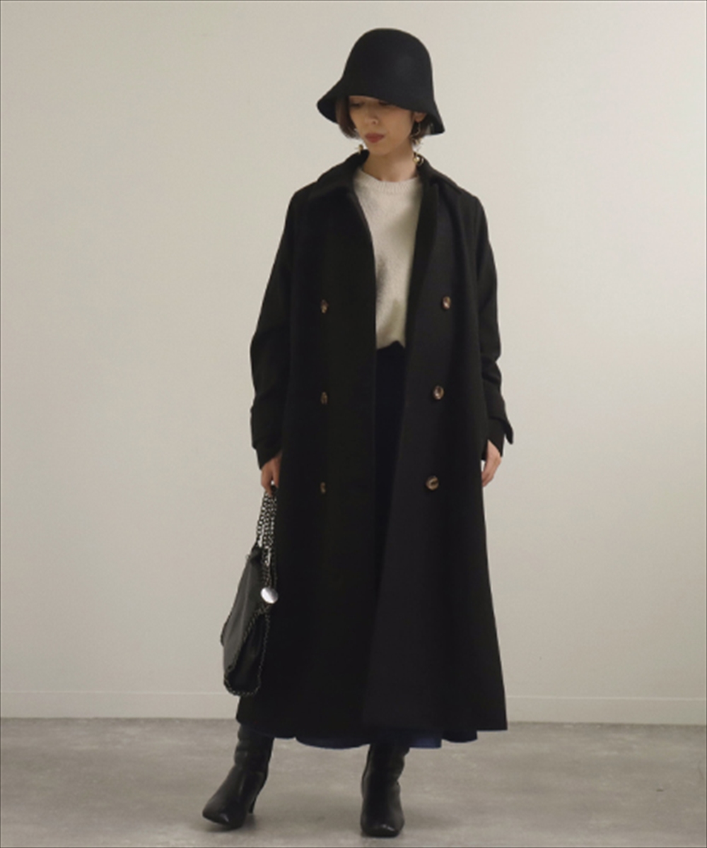 希少✴︎タグ付き D-due アシュペーフランス　リネン　コート　リバーシブル 希少✴︎タグ付き D-due アシュペーフランス リネン コート