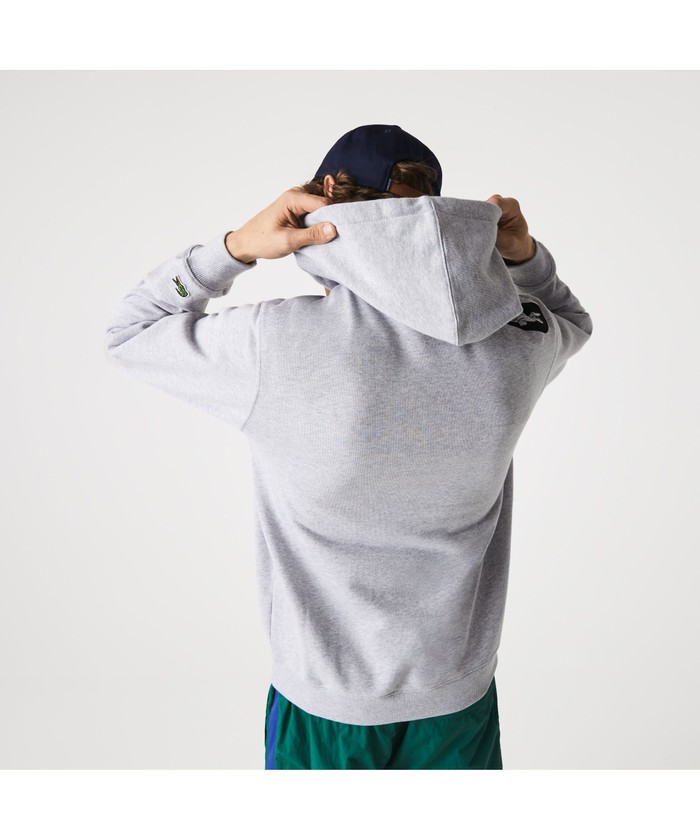 ★LACOSTE★ロゴ プリント フード スウェットシャツ ラコステ LACOSTE ロゴプリントフードスウェットシャツ