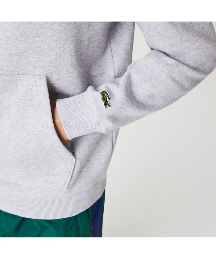 セール】ラコステ LACOSTE ロゴプリントフードスウェットシャツ