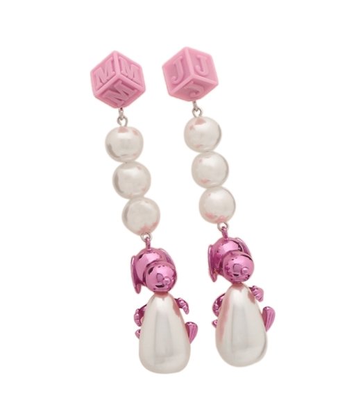マークジェイコブス ピアス アクセサリー スヌーピー パール イヤリング ピンク レディース MARC JACOBS J263M22PF21 650