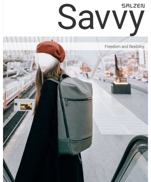 サルゼン リュック メンズ ビジネスリュック 通勤 PC収納 15L A4 SAVVY SALZEN zensav001