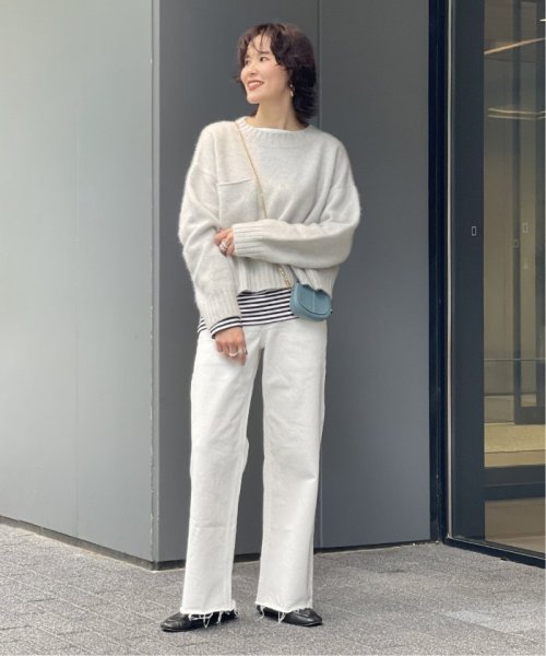 ルーズストレートラインデニム◆