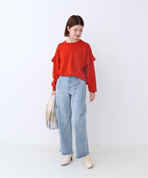 ルーズストレートラインデニム◆