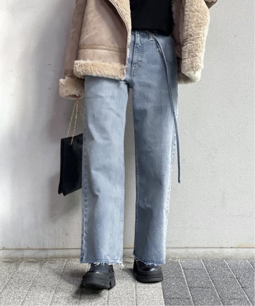 ルーズストレートラインデニム◆