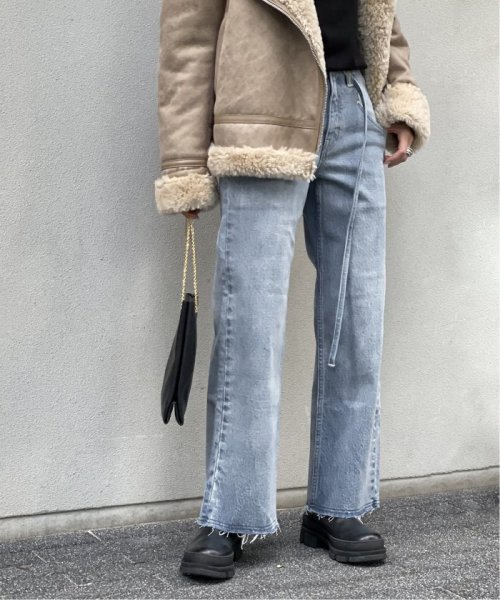 ルーズストレートラインデニム◆