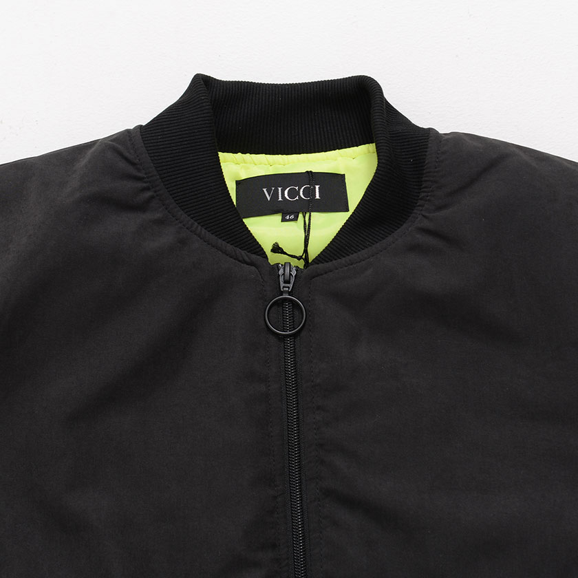 ビッチ VICCI VICCI ポリピーチMAー1ジャケット メンズ 中綿入り ビッチ VICCI VICCI ポリピーチMAー1ジャケット メンズ 中綿入り