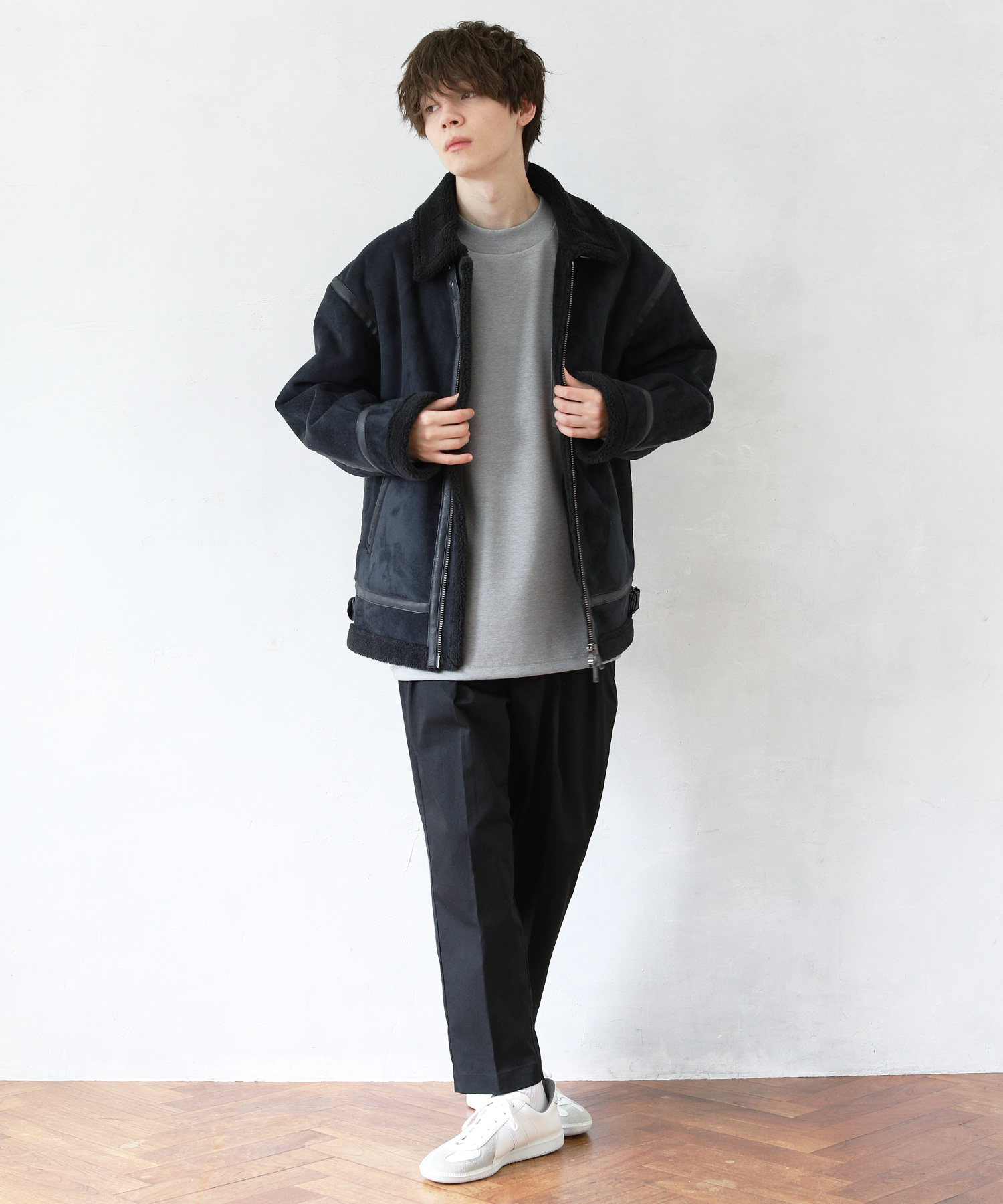 SLICK スリック セットアップ フェイクレザー オーバーサイズ SLICK スリック セットアップ フェイクレザー オーバーサイズ