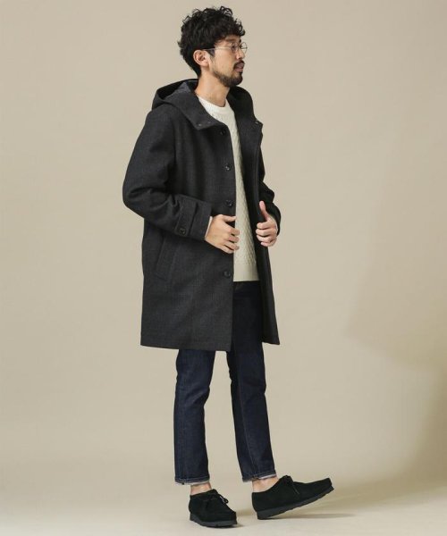 セール メルトンフードコート ナノ ユニバース Nano Universe D Fashion セール メルトンフードコート ナノ ユニバース Nano Universe D Fashion