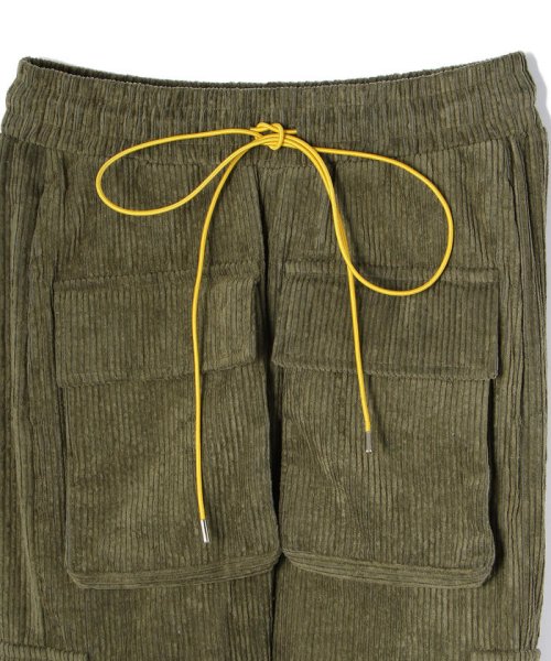 mnml/ミニマル/CORDUROY SNAP CARGO/コーデュロイスナップカーゴパンツ