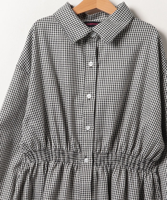 新品　タグ付き　タータンチェック　シャツワンピース　デシグアル 新品 タグ付き タータンチェック シャツワンピース デシグアル