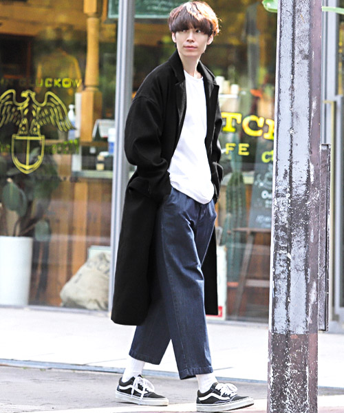 ラグスタイル LUXSTYLE ウールライクロングチェスターコート