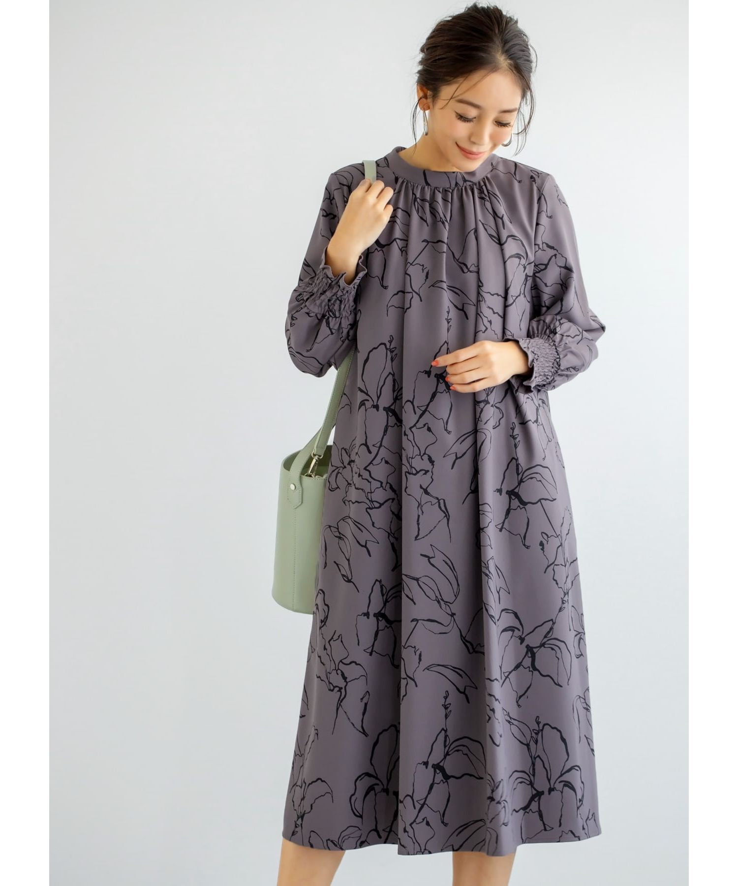 チコさま新品 2way STYLE DELI スタイルデリ ラグジュアリーワンピ STYLE DELI ワンピース 前後2WAYひねりVネックワンピース