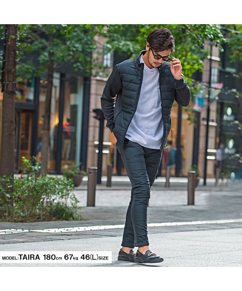 VICCI 長袖ダウンブルゾン インナーダウン メンズ ダウンジャケット