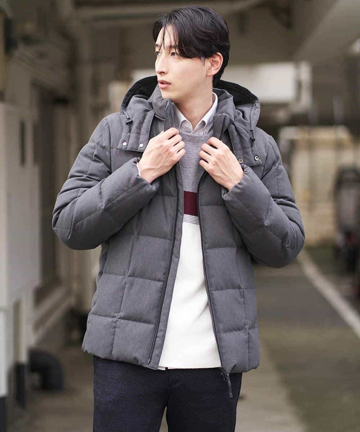 セール 30%OFF】【軽撥水/ストレッチ/フード取り外し】デタッチャブル