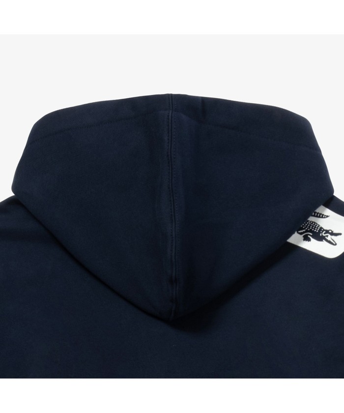 セール】ラコステ LACOSTE ロゴプリントフードスウェットシャツ