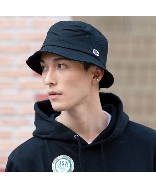 Champion バケットハット チャンピオン バケットハット メンズ 帽子 ブランド ロゴ 刺繍 シンプル カジュアル ユニセックス 秋 冬 エスビーセレクト Sb Select D Fashion