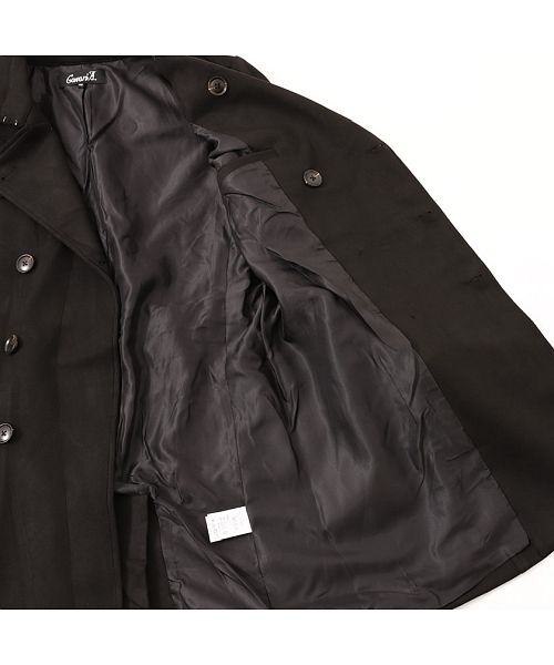 CavariA ブラック トレンチコート 46 セール】キャバリア CavariA CavariA フェイクスウェード
