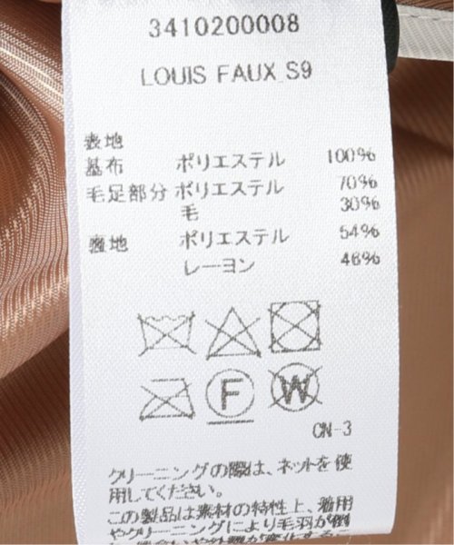 【HBRAND/エイチブランド】 フェイクムートンロングコート