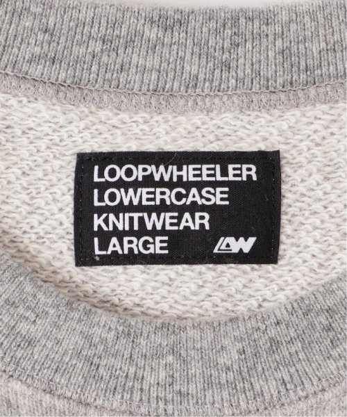 【LOOPWHEELER for LOWERCASE】ツリアミウールルーズクルーネックスウェット