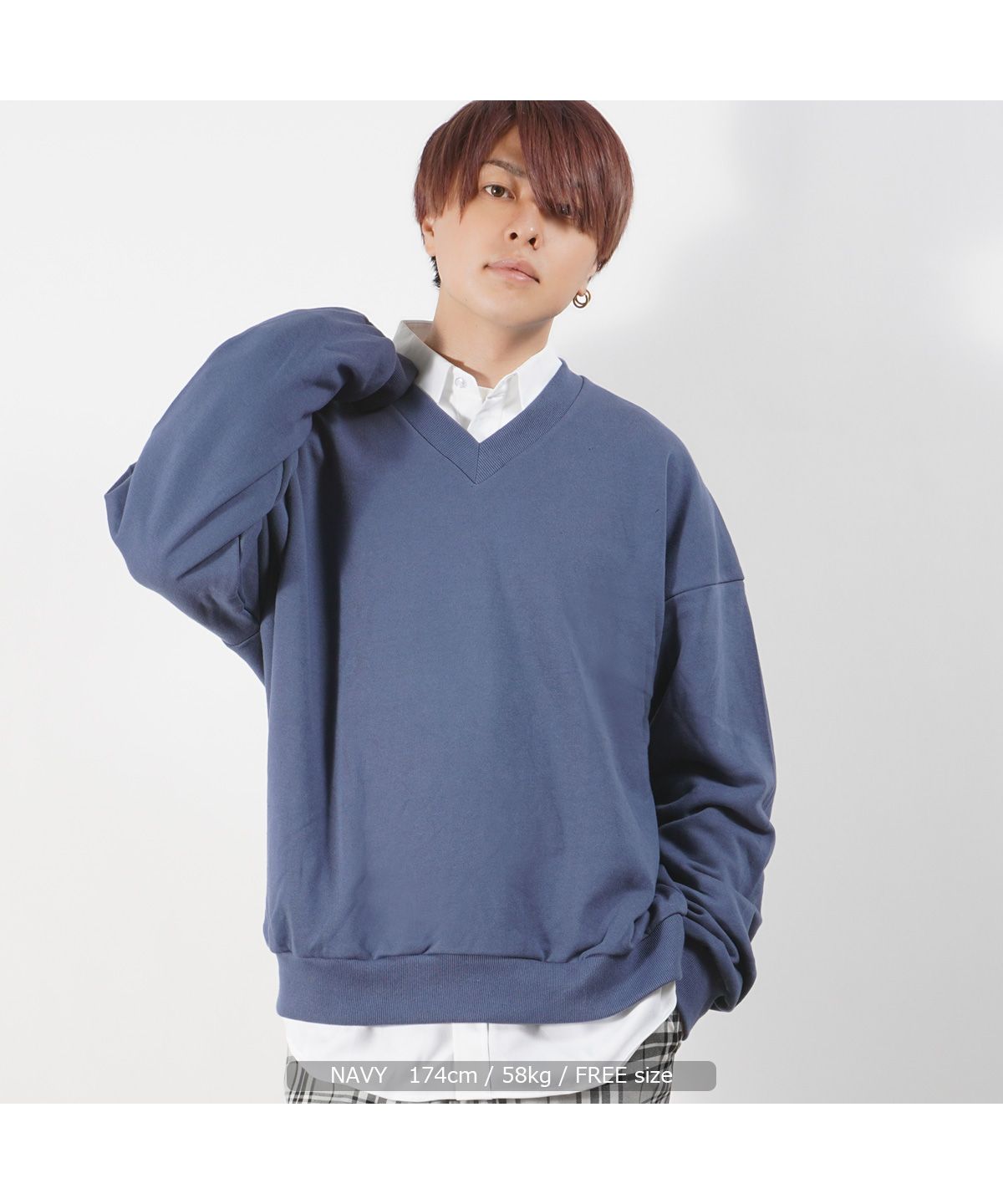 ワンフォークロージング 1111clothing トレーナー メンズ v