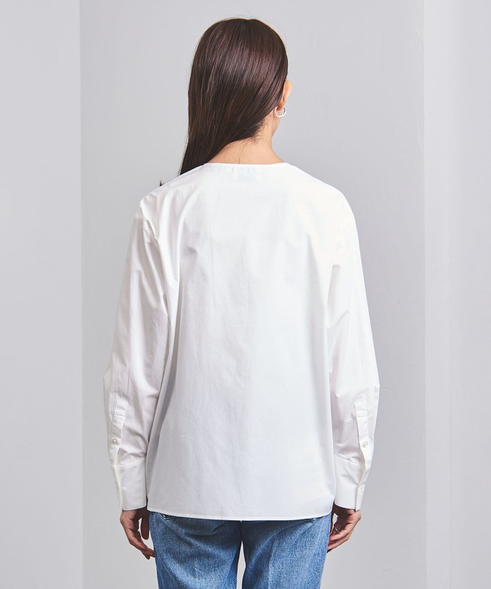 UNITED ARROWS＞C EMB セーラーカラー ブラウス W