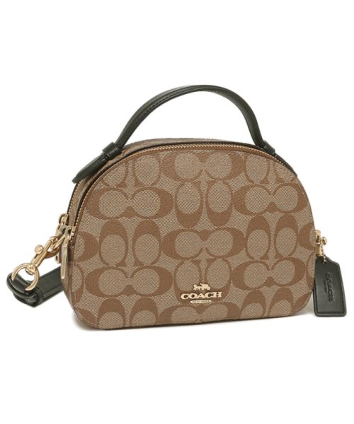 コーチ アウトレット ショルダーバッグ シグネチャー ベージュ ブラック レディース COACH 1591 IMCBI