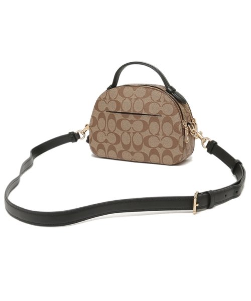 コーチ アウトレット ショルダーバッグ シグネチャー ベージュ ブラック レディース COACH 1591 IMCBI