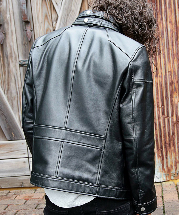 セール 50%OFF】ファー付きレザーシングルライダース(504420488 セール 50%OFF】ファー付きレザーシングルライダース(504420488