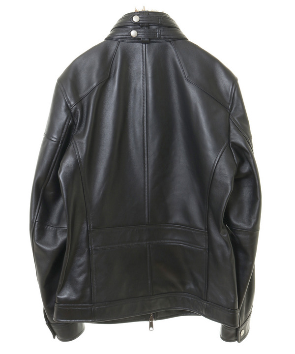 セール 50%OFF】ファー付きレザーシングルライダース(504420488 セール 50%OFF】ファー付きレザーシングルライダース(504420488