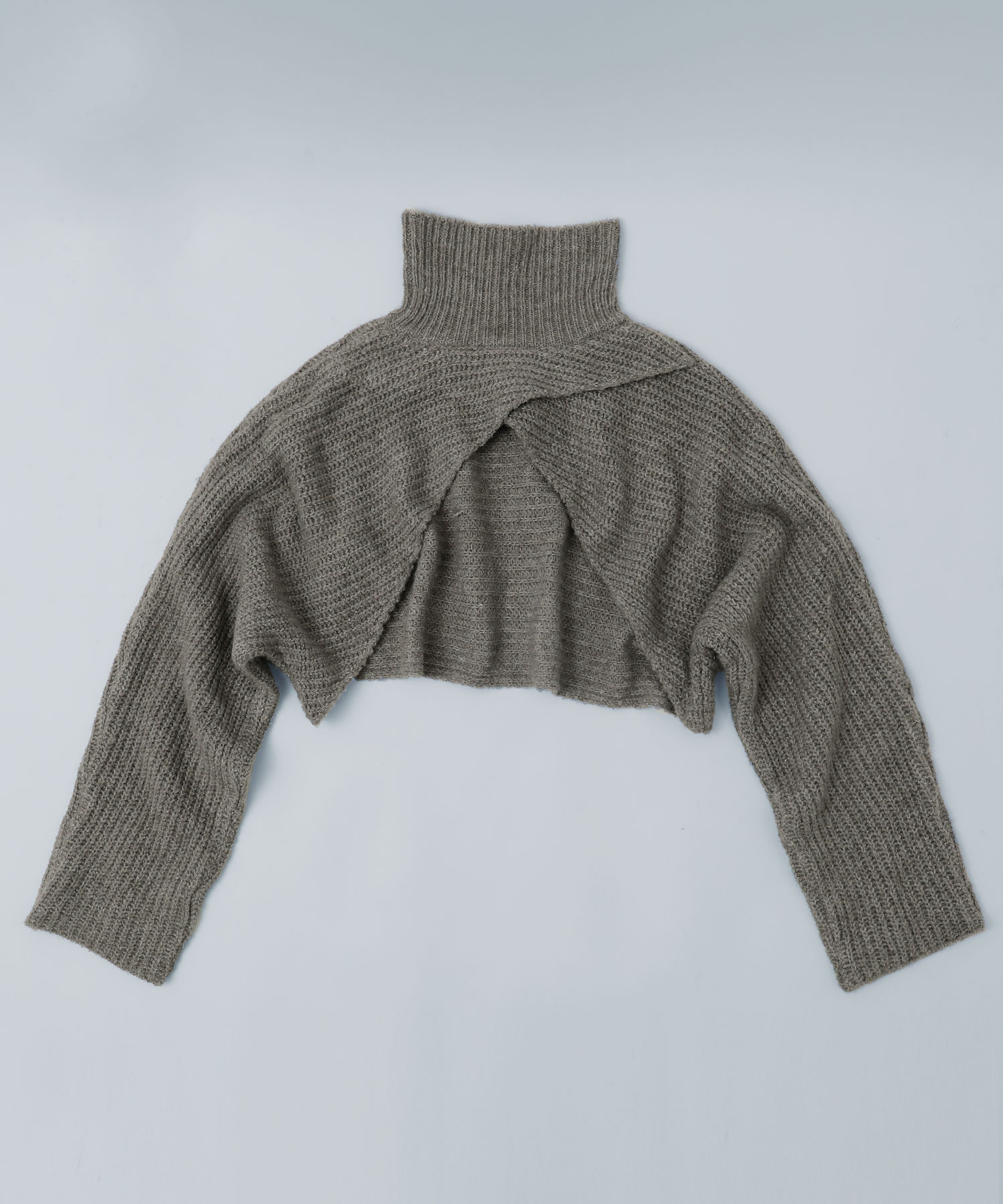 ボレロセット KNIT トップス タートルネックボレロニット トップス ニット セーター ボレロ