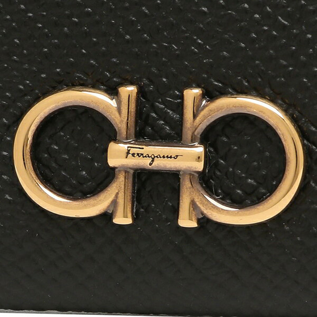FERRAGAMO☆ガンチーニ カードケース フェラガモ FERRAGAMO カードケース ガンチーニ ブラック
