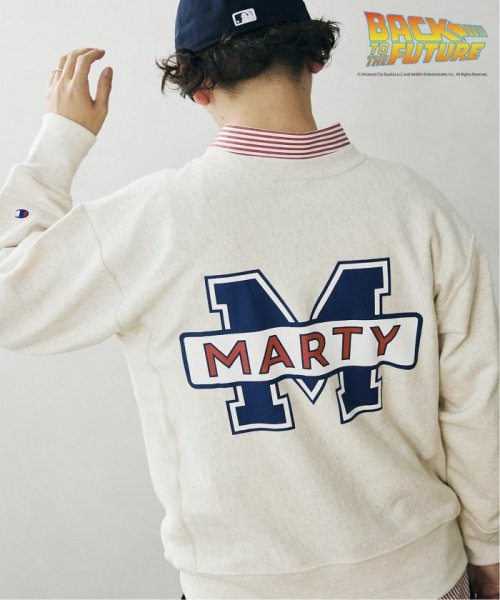 【CHAMPION×BACK TO THE FUTURE】別注リバースウィーブ スウェット