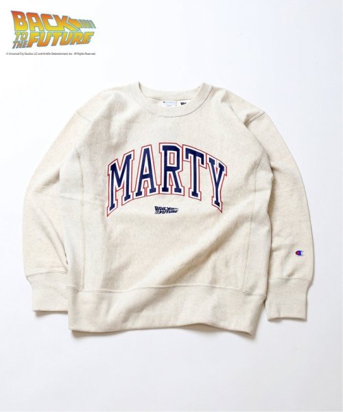 【CHAMPION×BACK TO THE FUTURE】別注リバースウィーブ スウェット
