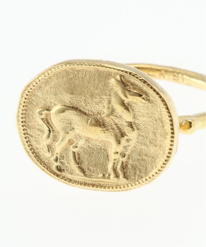 【国内即発】≪chibi jewels≫カレッジ リング (Gold Plated) CHIBI JEWELS/チビジュエルズ】Horseリング