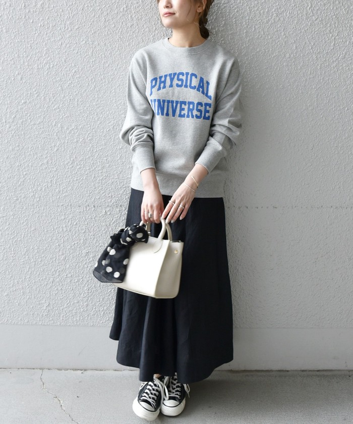 WEB限定/SHIPS any別注】THE KNiTS: 復刻 カレッジ スウェット