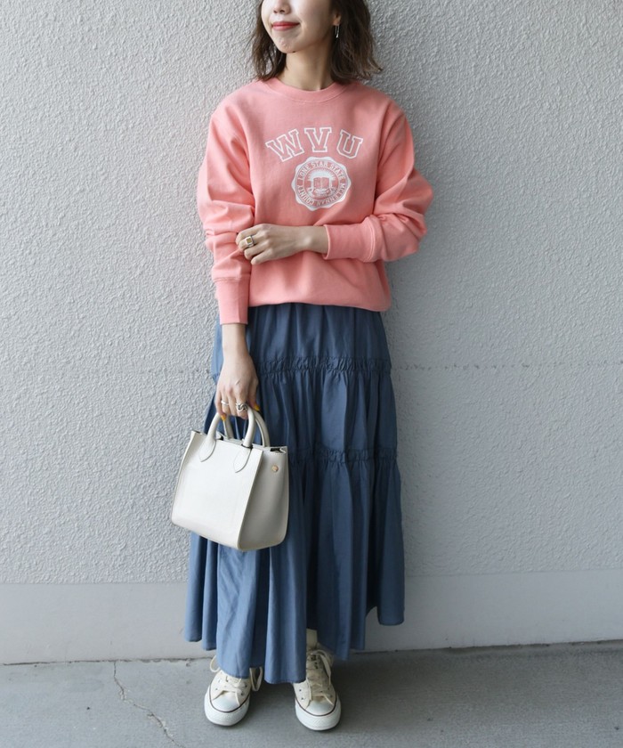 SHIPS - SHIPS any シップスエニィ THE KNiTS:復刻 カレッジスウェット WEB限定/SHIPS any別注】THE KNiTS: 復刻 カレッジ スウェット