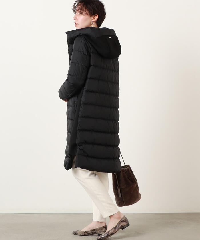 HERNO/ヘルノ】フード付ロングダウンコート(504405014 HERNO/ヘルノ】フード付ロングダウンコート(504405014