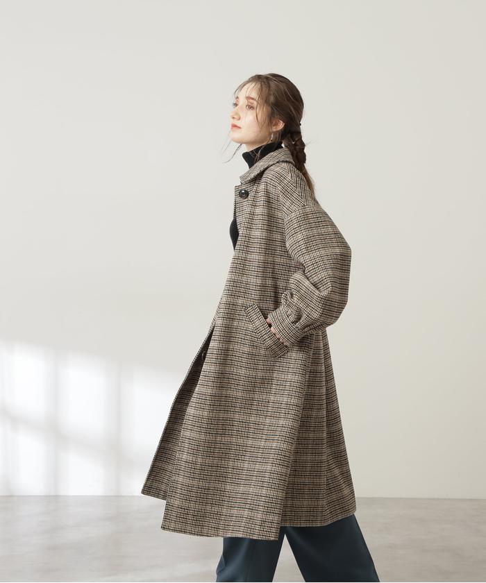 セール 60%OFF】テックウールステンカラーコート(504405185