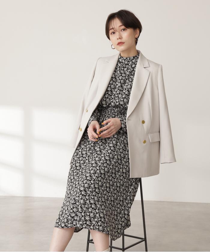 N. NATURAL BEAUTY BASIC テーラードダブルジャケット テーラードダブルジャケット | N. Natural Beauty Basic*（エヌ