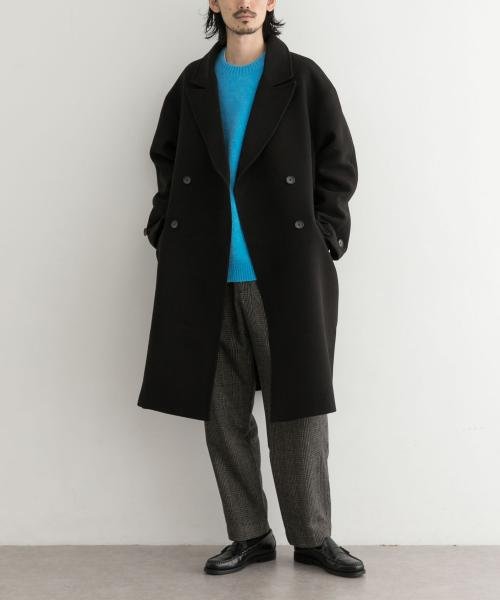 URBAN RESEARCH iD ピークドダブルオーバーコート
