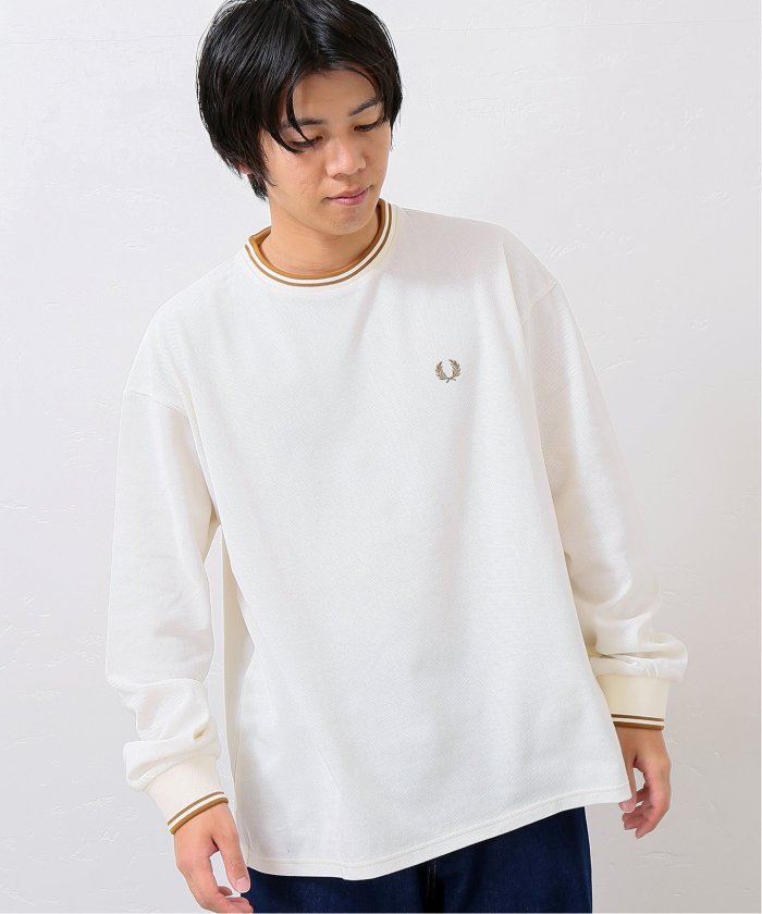 FRED PERRY / フレッドペリー】別注 無地 ワンポイントロゴ ロンT