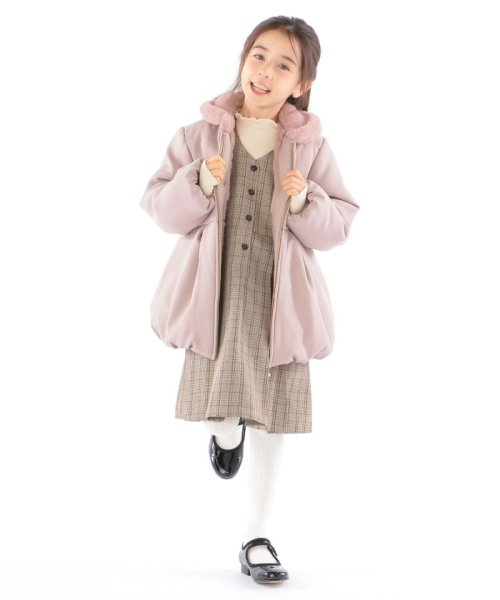 セール】SHIPS KIDS:チェック ジャンパー スカート(100～130cm)(504414694) シップスキッズ(SHIPS KIDS)  d fashion