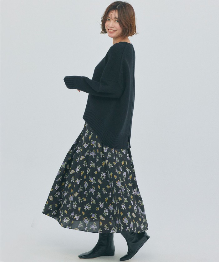 23区 MAGウールカシミヤブレンドバルキー エディターズ ニット 川上桃子 川上桃子さん×23区